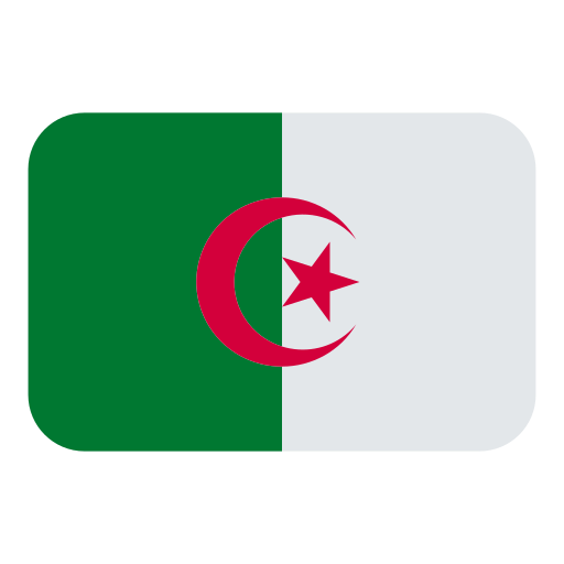 How emoji flag: Algeria displayed on Toss Face