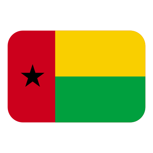 How emoji flag: Guinea-Bissau displayed on Toss Face