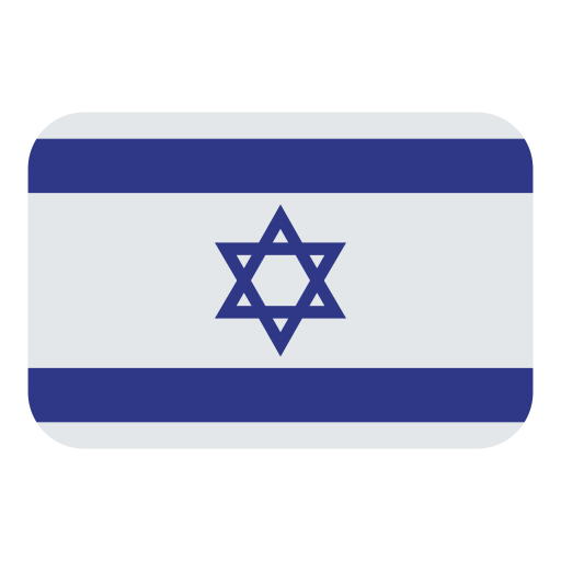 How emoji flag: Israel displayed on Toss Face