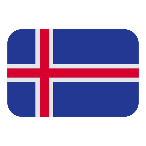 How emoji flag: Iceland displayed on Toss Face