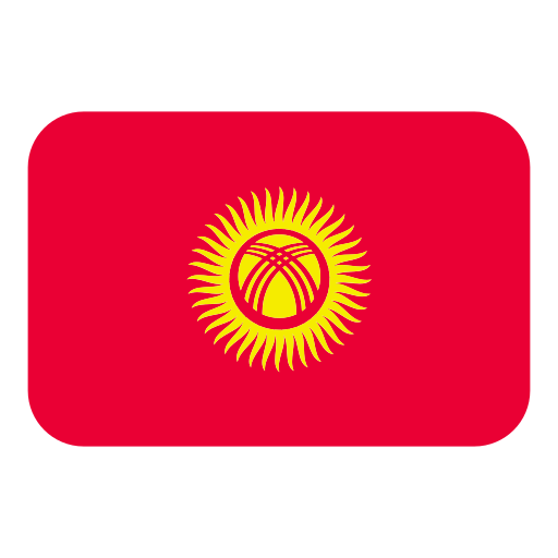 How emoji flag: Kyrgyzstan displayed on Toss Face