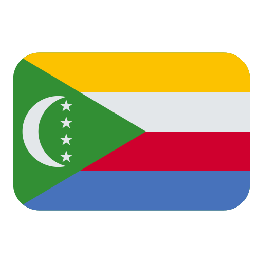 How emoji flag: Comoros displayed on Toss Face