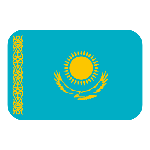 How emoji flag: Kazakhstan displayed on Toss Face