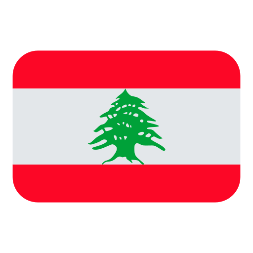 How emoji flag: Lebanon displayed on Toss Face