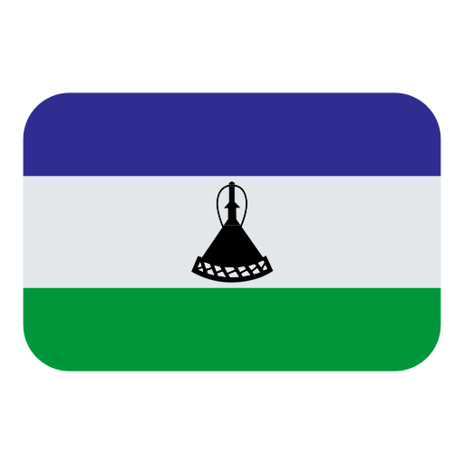 How emoji flag: Lesotho displayed on Toss Face