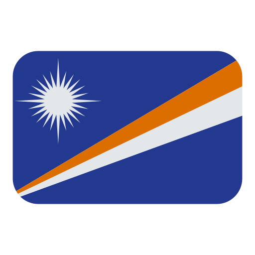 How emoji flag: Marshall Islands displayed on Toss Face