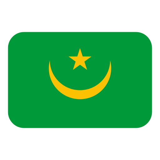 How emoji flag: Mauritania displayed on Toss Face