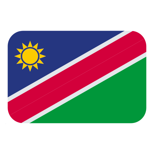 How emoji flag: Namibia displayed on Toss Face