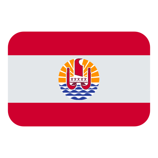 How emoji flag: French Polynesia displayed on Toss Face