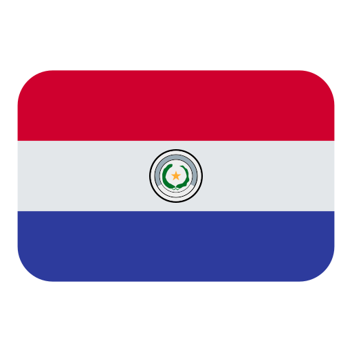 How emoji flag: Paraguay displayed on Toss Face