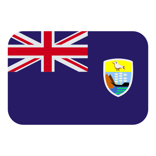 How emoji flag: St. Helena displayed on Toss Face