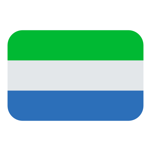 How emoji flag: Sierra Leone displayed on Toss Face