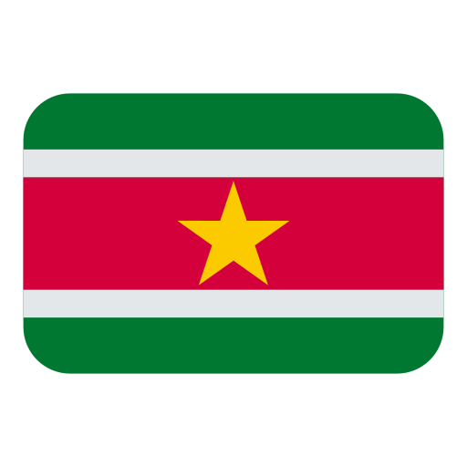 How emoji flag: Suriname displayed on Toss Face