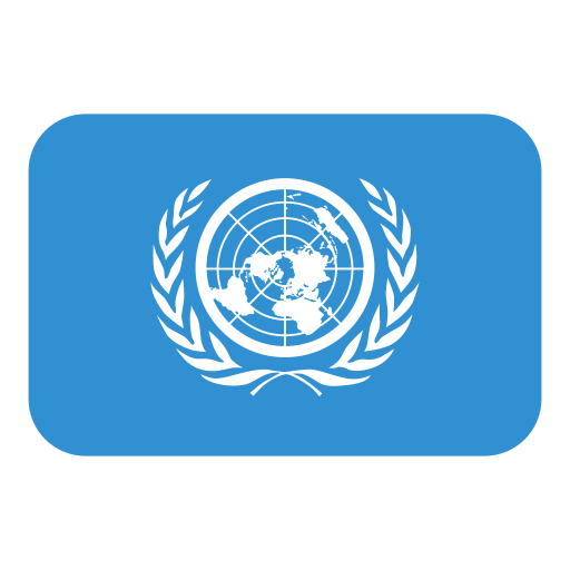 How emoji flag: United Nations displayed on Toss Face