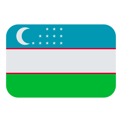 How emoji flag: Uzbekistan displayed on Toss Face