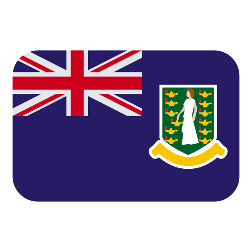 How emoji flag: British Virgin Islands displayed on Toss Face