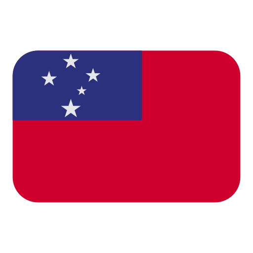 How emoji flag: Samoa displayed on Toss Face