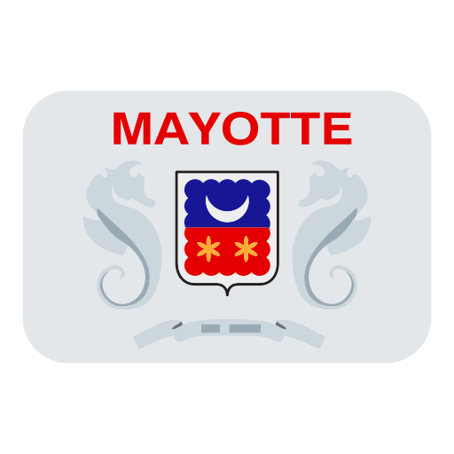 How emoji flag: Mayotte displayed on Toss Face