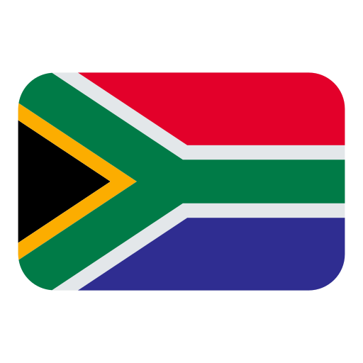 How emoji flag: South Africa displayed on Toss Face