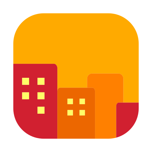 How emoji cityscape at dusk displayed on Toss Face