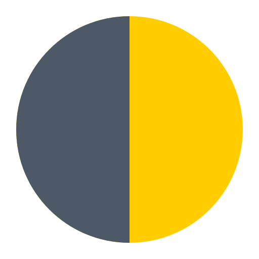 How emoji first quarter moon displayed on Toss Face