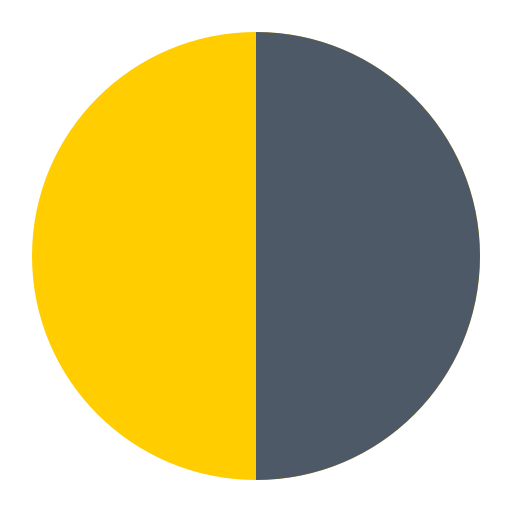 How emoji last quarter moon displayed on Toss Face