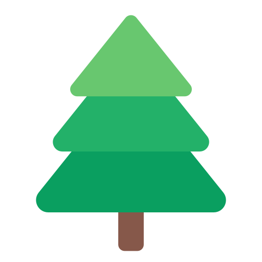 How emoji evergreen tree displayed on Toss Face