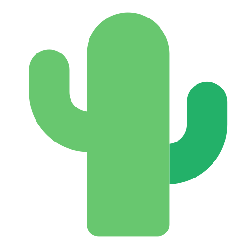 How emoji cactus displayed on Toss Face