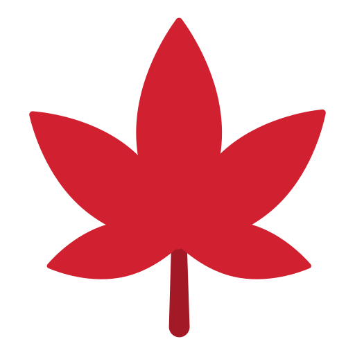 How emoji maple leaf displayed on Toss Face