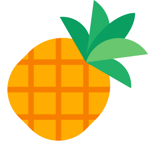 How emoji pineapple displayed on Toss Face