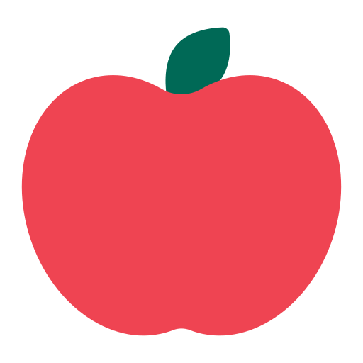 How emoji red apple displayed on Toss Face