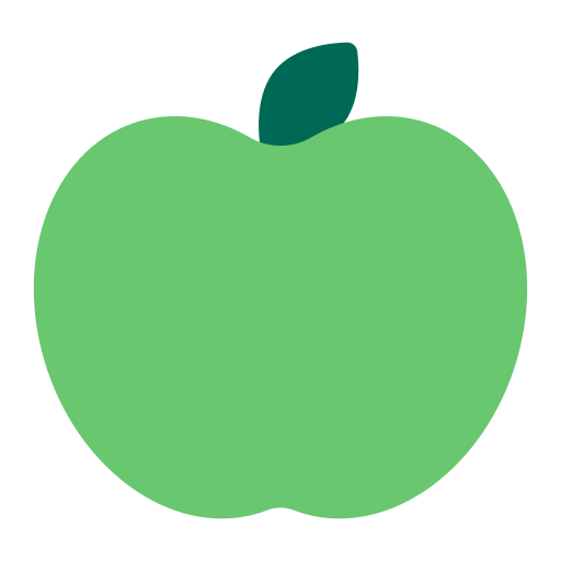 How emoji green apple displayed on Toss Face