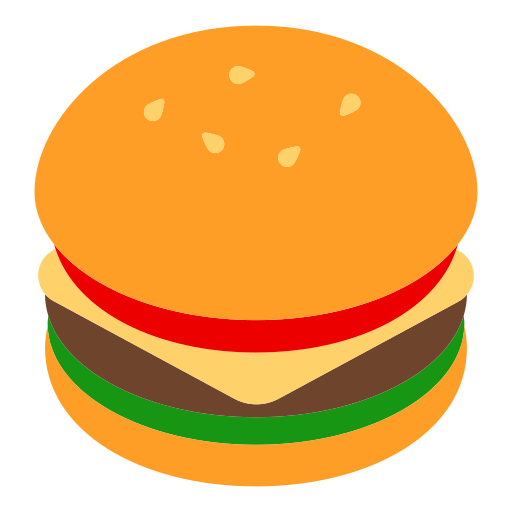 How emoji hamburger displayed on Toss Face