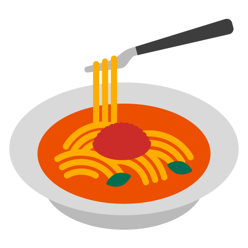 How emoji spaghetti displayed on Toss Face