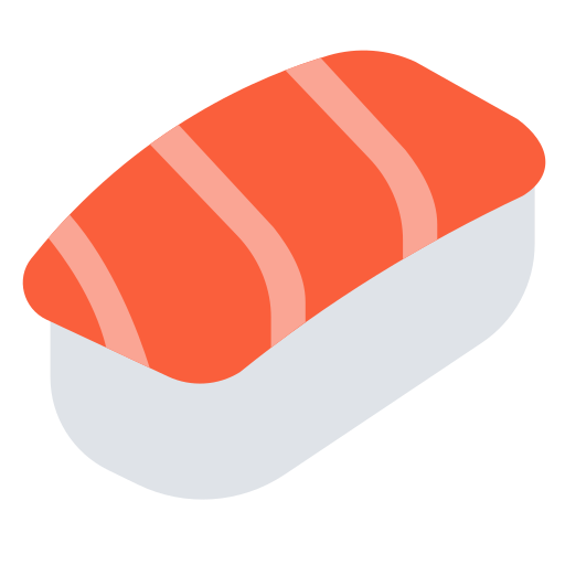 How emoji sushi displayed on Toss Face