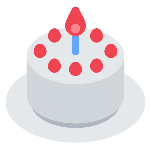 How emoji birthday cake displayed on Toss Face