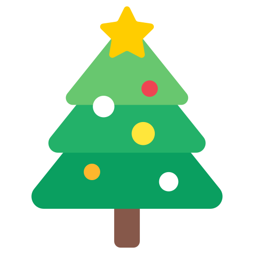 How emoji Christmas tree displayed on Toss Face