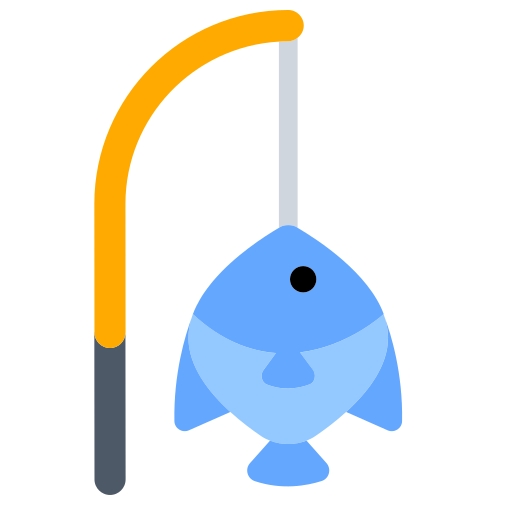 How emoji fishing pole displayed on Toss Face