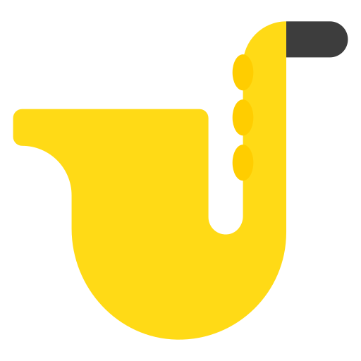 How emoji saxophone displayed on Toss Face