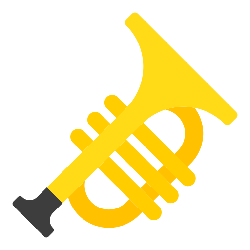 How emoji trumpet displayed on Toss Face