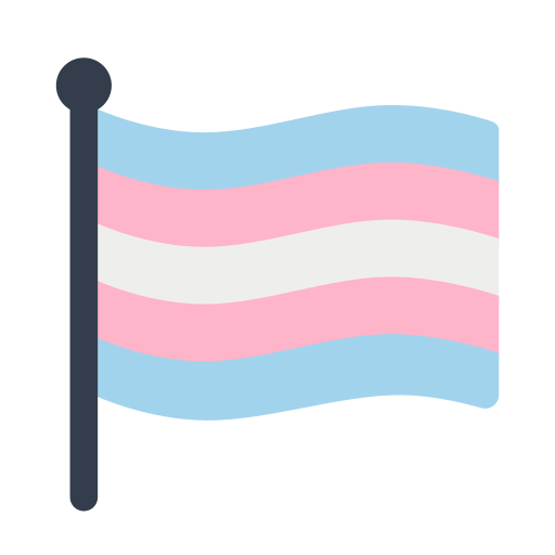 How emoji transgender flag displayed on Toss Face