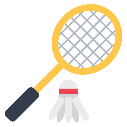 How emoji badminton displayed on Toss Face