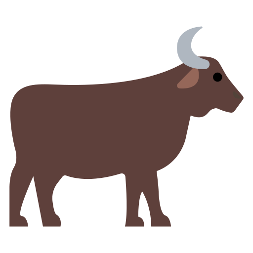 How emoji water buffalo displayed on Toss Face