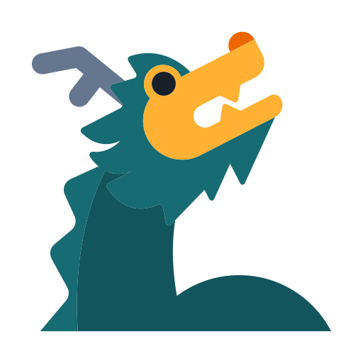 How emoji dragon displayed on Toss Face