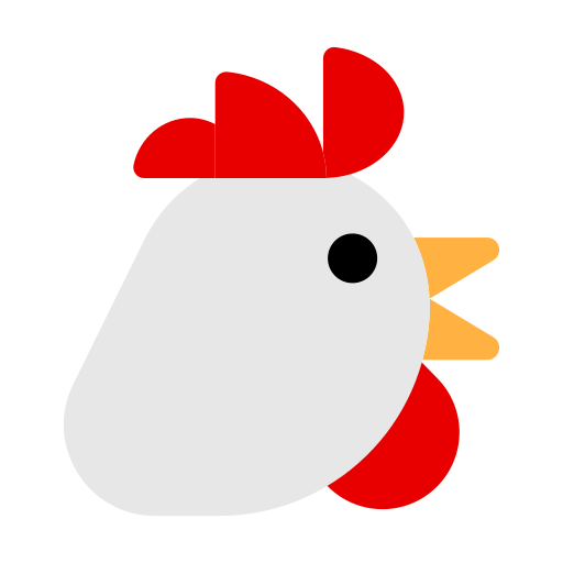 How emoji chicken displayed on Toss Face