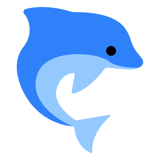 How emoji dolphin displayed on Toss Face