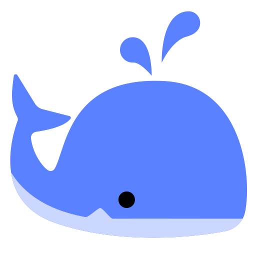 How emoji spouting whale displayed on Toss Face