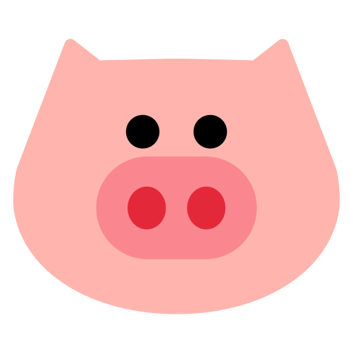 How emoji pig face displayed on Toss Face