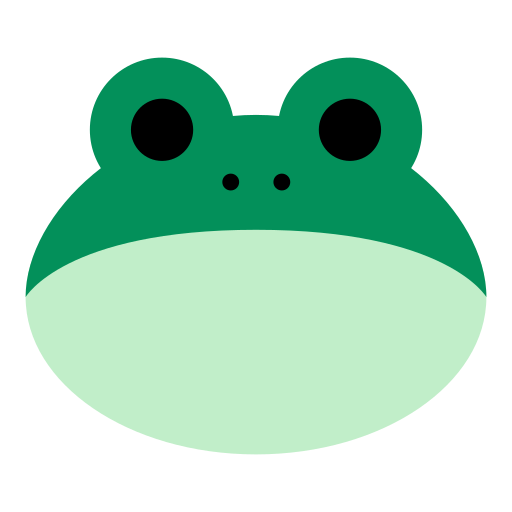 How emoji frog displayed on Toss Face