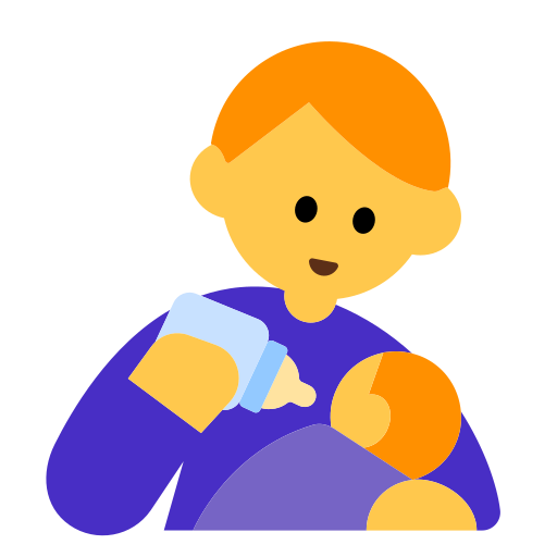 How emoji man feeding baby displayed on Toss Face